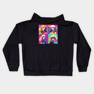 Poodle Pop Art - Dog Lover Gifts Kids Hoodie